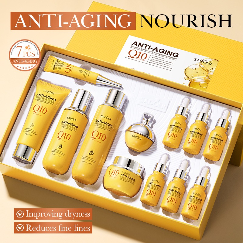 Coenzyme Q10 Cream - โคเอ็นไซม์ คิว 10 และวิตามินอี ชุดผลิตภัณฑ์บำรุงผิวลดเลือนริ้วรอยและเพิ่มความชุ่มชื้น