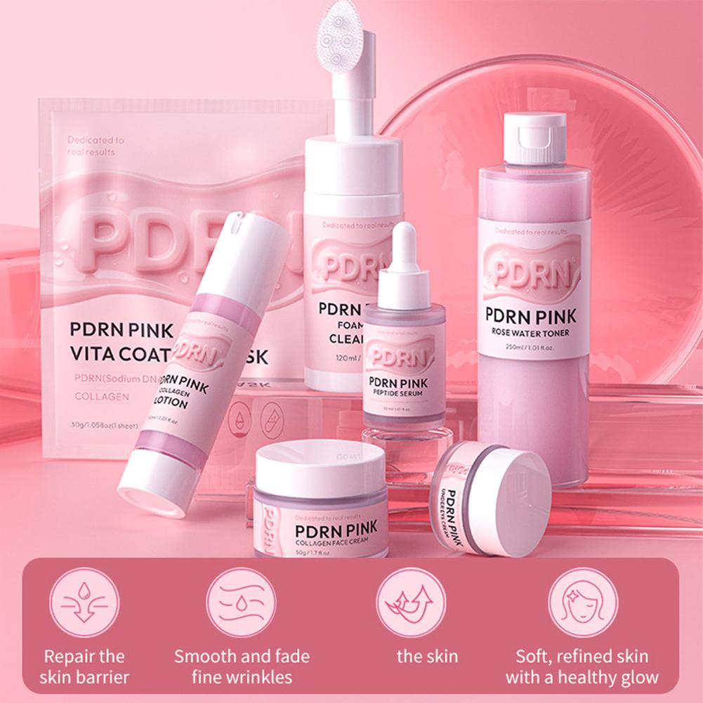 Eye Cream Peptide - ชุดผลิตภัณฑ์บำรุงผิว Pink PDRN Salmon DNA Collagen