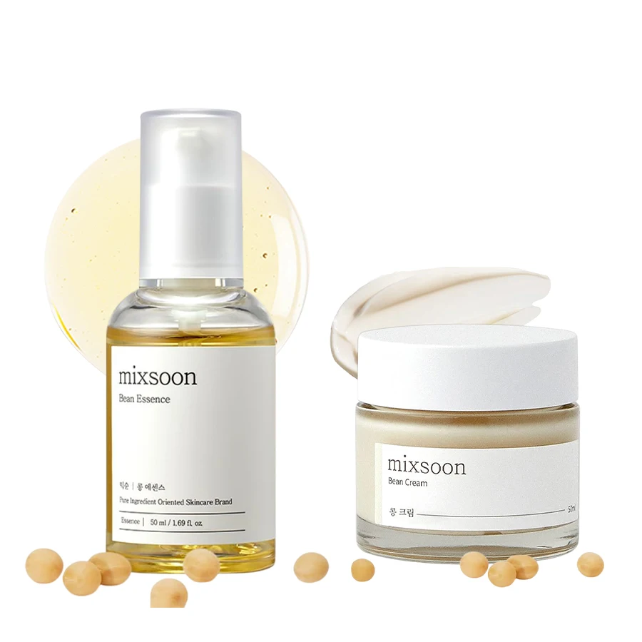 Skincare Skintific - มิกซ์ซูน บีน เอสเซนส์ ครีม ดูโอ เซ็ต