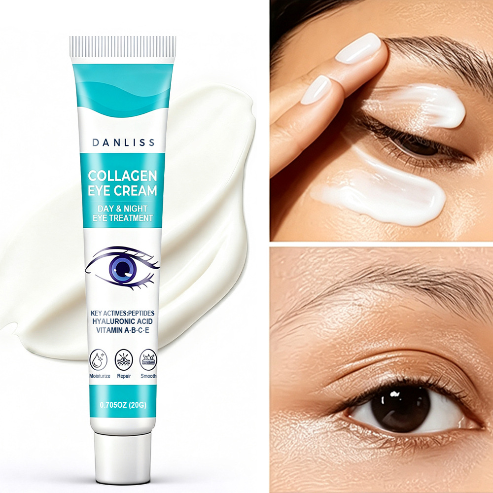 Eye Cream Peptide - ครีมบำรุงรอบดวงตาคอลลาเจน– ทรีทเมนต์สำหรับกลางวันและกลางคืน ด้วยกรดไฮยาลูโรนิก เปปไทด์ และวิตามิน สำหรับกระชับผิว