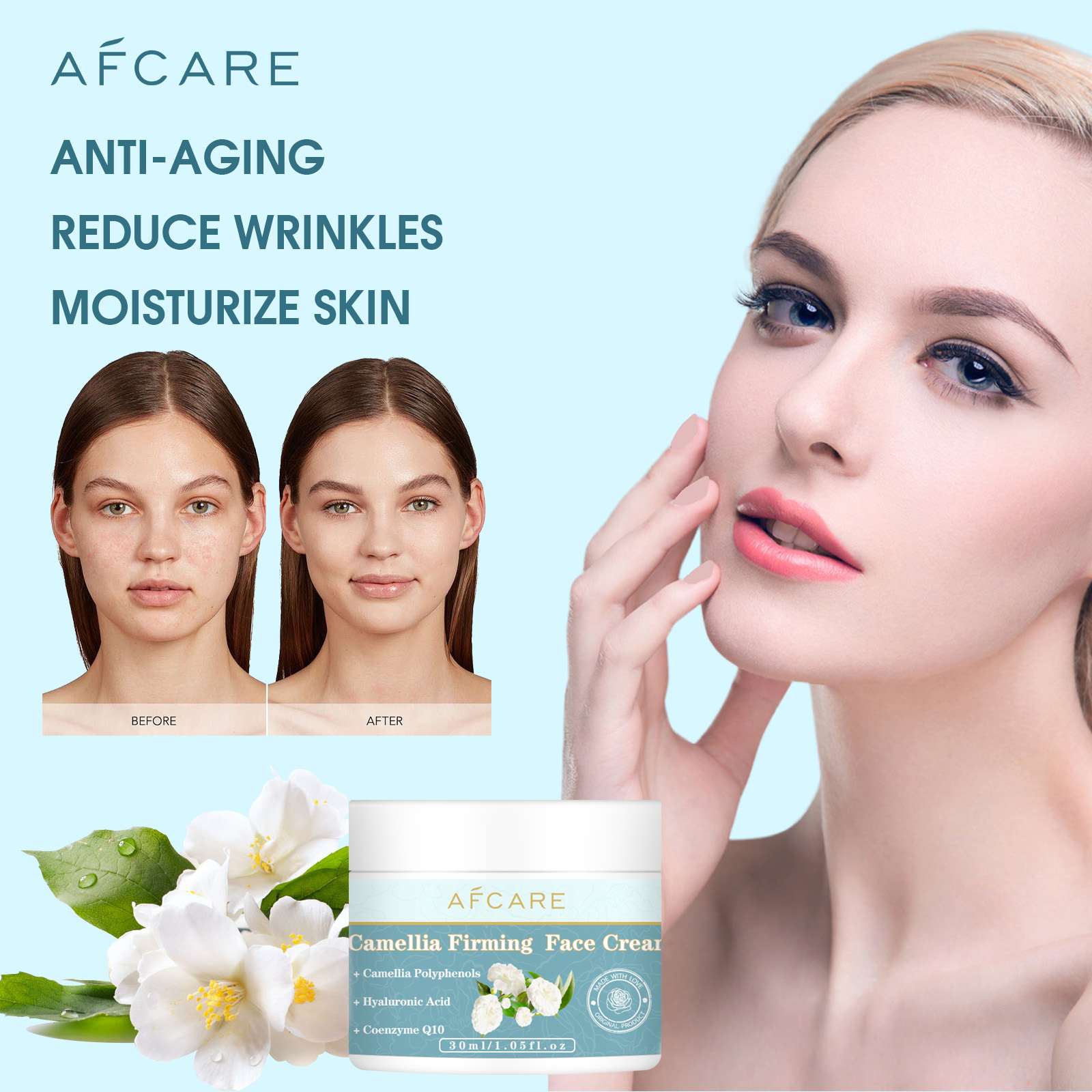 Camellia Firming Face Cream คร - Coenzyme Q10 Cream บทวิจารณ์และราคา