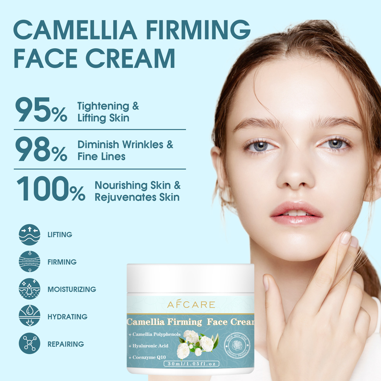 Camellia Firming Face Cream คร - Coenzyme Q10 Cream บทวิจารณ์และราคา