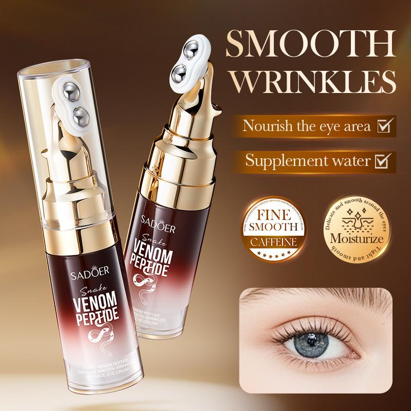 ใหม่ SADOER งูพิษเปปไทด์คาเฟอี - Eye Cream Peptide บทวิจารณ์และราคา